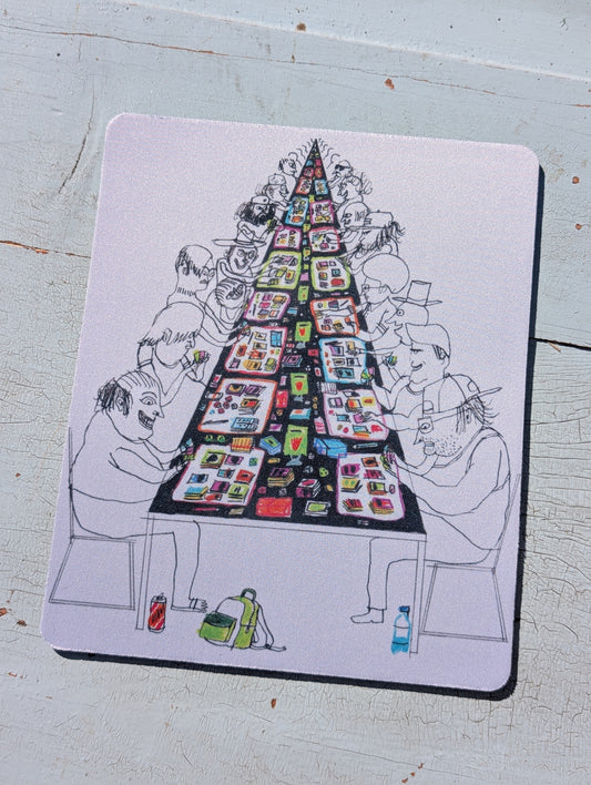 Card Game Table Mouse Pad – Smooth Non-Slip Desk Mouse Pad (8.5 x 7.1 in)