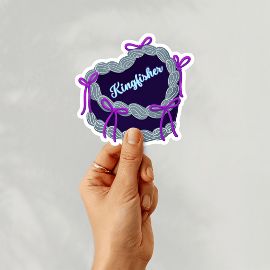 Book Boyfriends Coquette Cakes 3" Vinyl Sticker