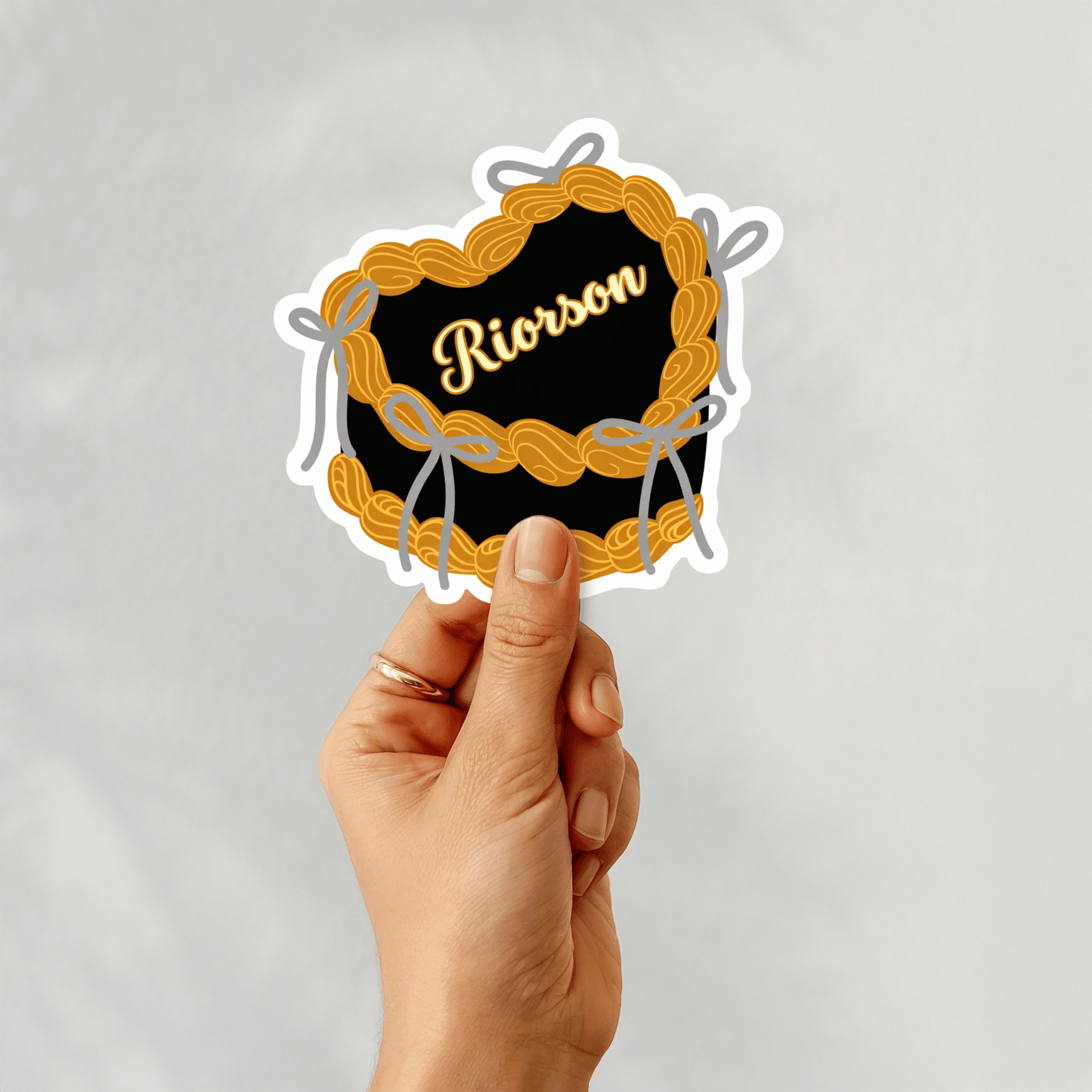 Book Boyfriends Coquette Cakes 3" Vinyl Sticker