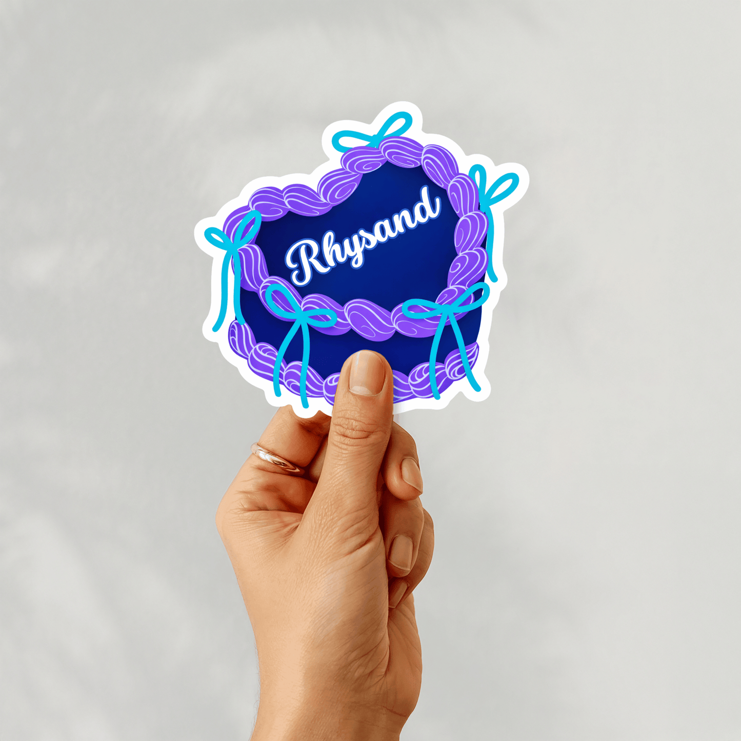 Book Boyfriends Coquette Cakes 3" Vinyl Sticker