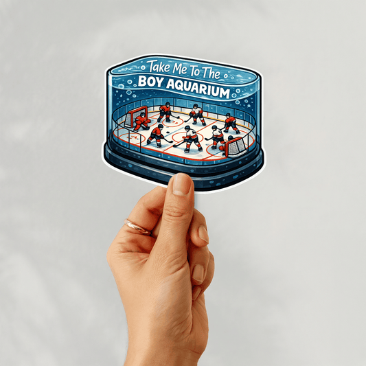 Take me to the Boy Aquarium 3" Vinyl Sticker