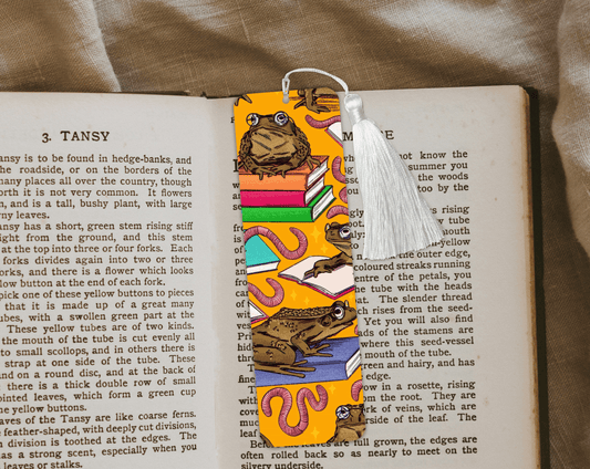 Smart Frog Aluminum Bookmark | Double-Sided 2x6 Metal Bookmark