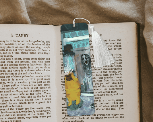 Shower Time Aluminum Bookmark | Double-Sided 2x6 Metal Bookmark