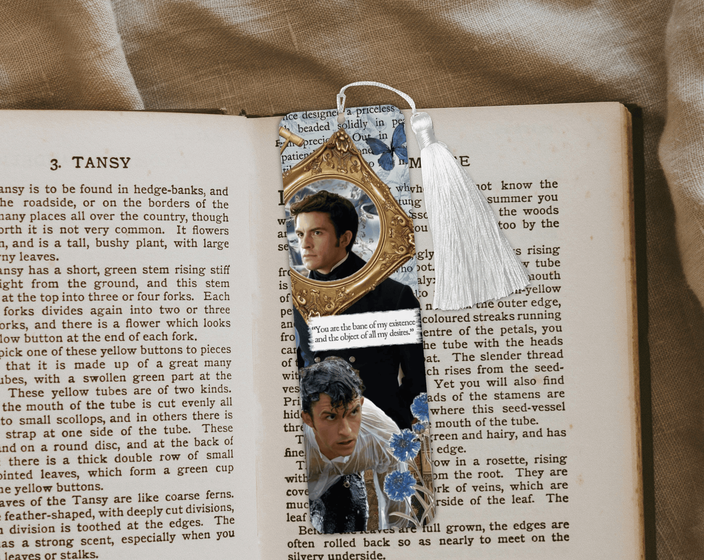 Anthony Bridgerton Aluminum Bookmark | Double-Sided 2x6 Metal Bookmark