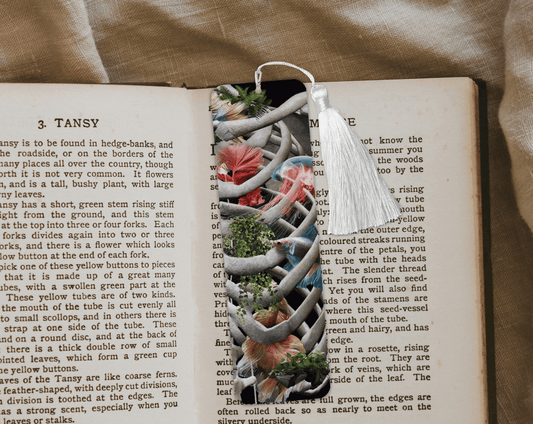 Beta Fish Aluminum Bookmark | Double-Sided 2x6 Metal Bookmark