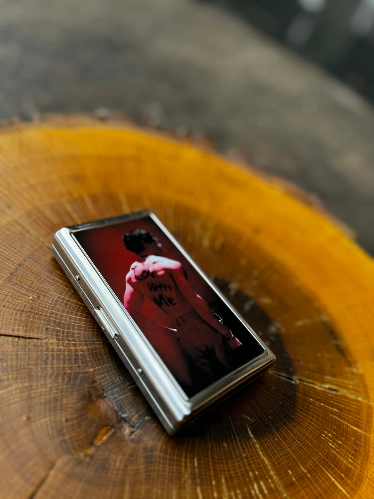 Kpop Straykids Bangchan Metal Cigarette Case | Slim Wallet & Card Holder