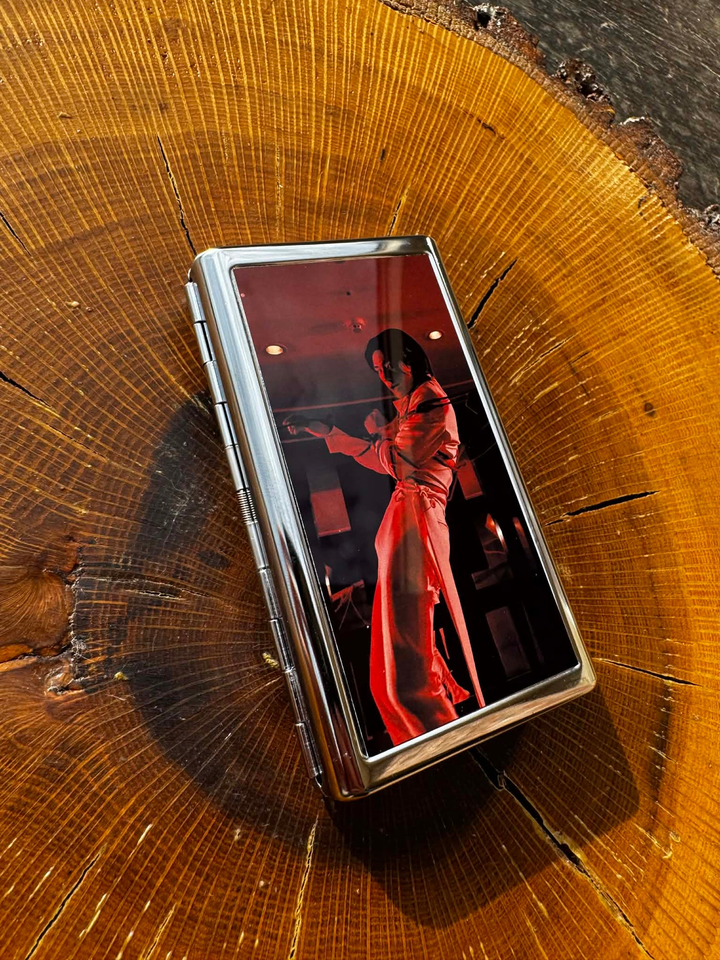 Kpop Straykids Hyunjin Metal Cigarette Case | Slim Wallet & Card Holder
