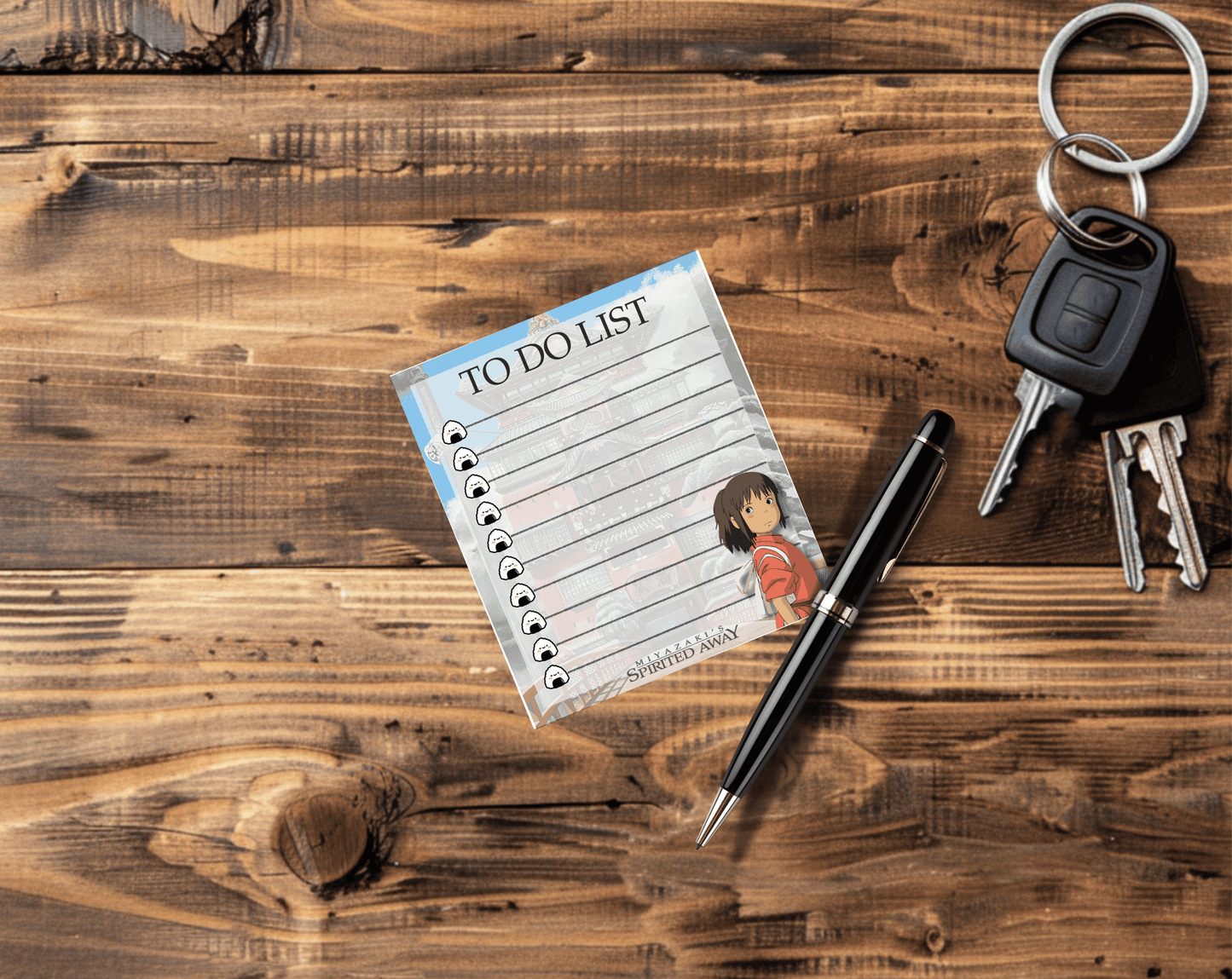 Anime Spirited Away Memo Pad | 3.5" x 4" Notepad – 40 Sheets